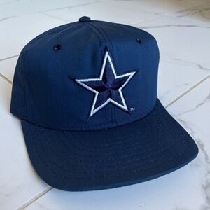 Vintage 1990s 90s Dallas Cowboys Star Logo SnapBack Hat Blue NFL Pro Line